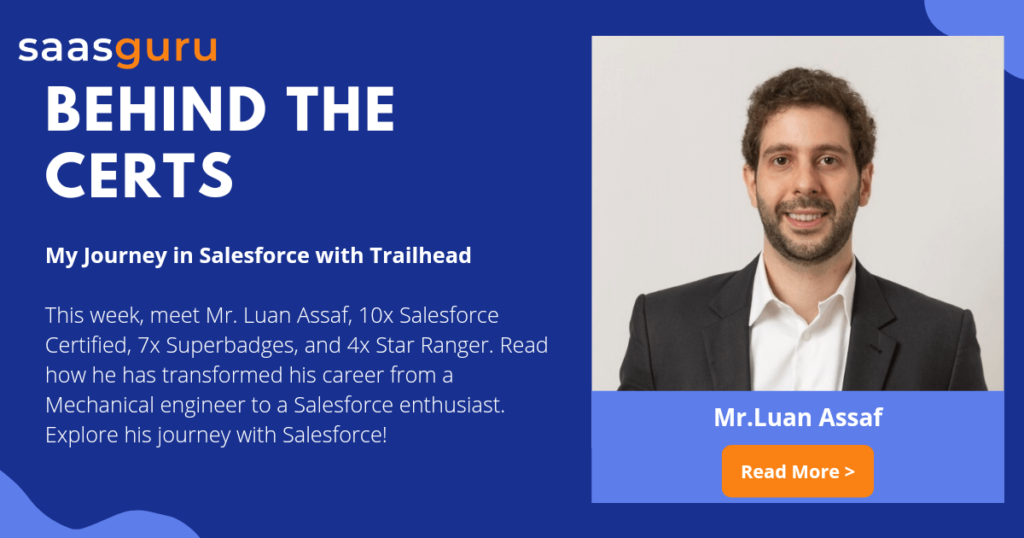 People Behind the Certs – Luan Assaf