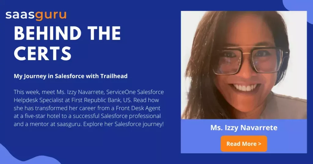 People Behind the Certs – Izzy Navarrete – saasguru