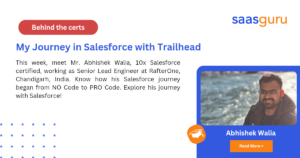 People Behind the Certs – Abhishek Walia – saasguru