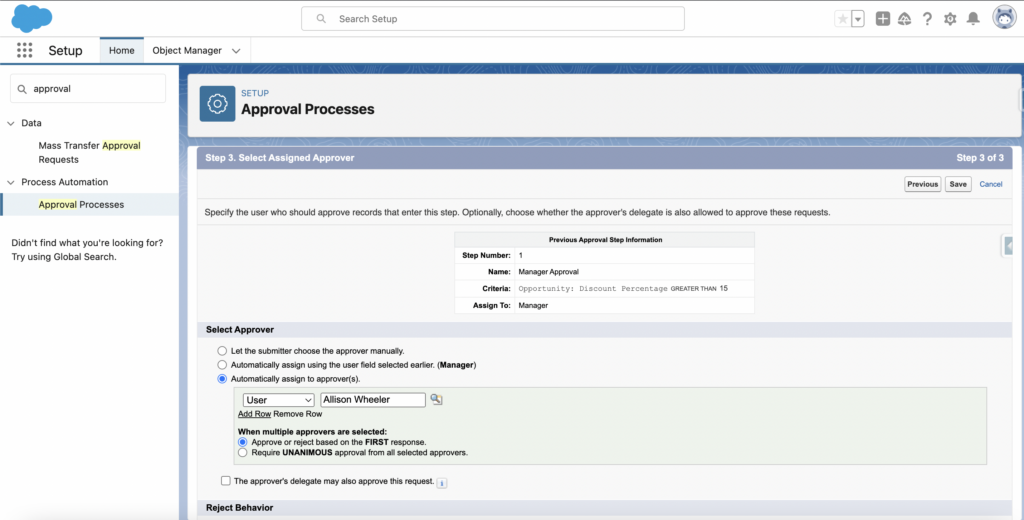 What is Approval Process in Salesforce?