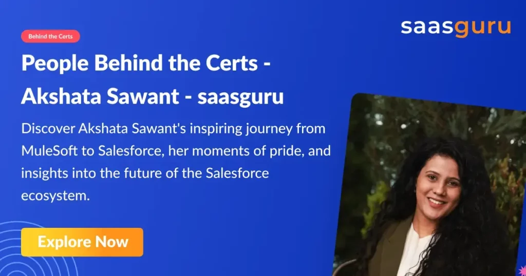 People Behind the Certs – Akshata Sawant – saasguru