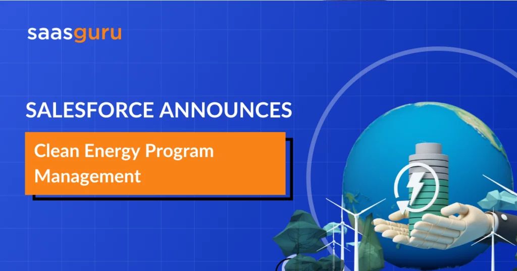 Salesforce Announces Clean Energy Program Management