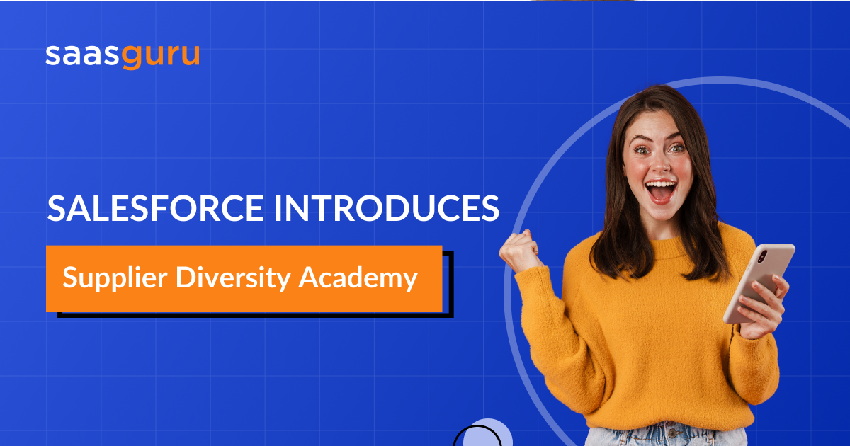 Salesforce Introduces Supplier Diversity Academy