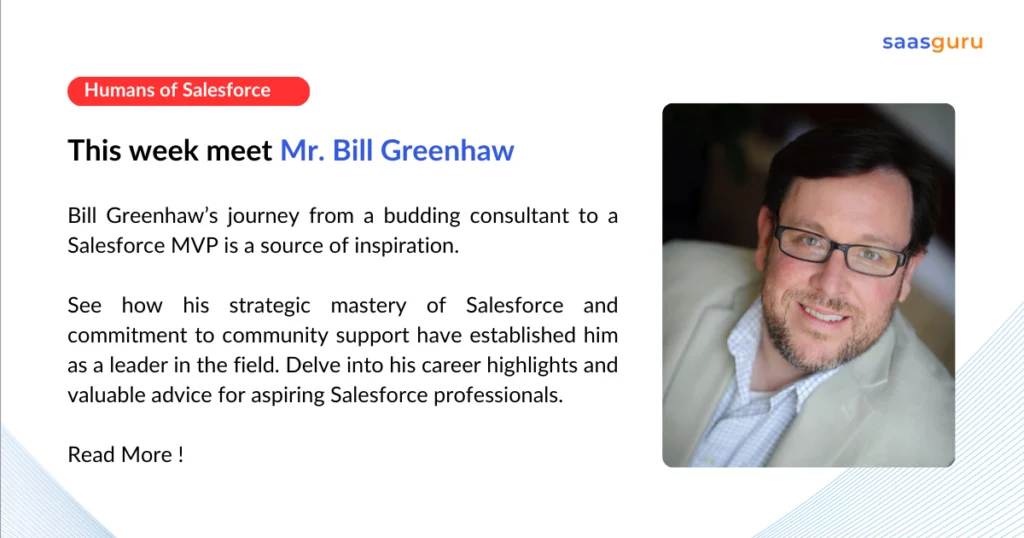 Humans of Salesforce - Bill Greenhaw