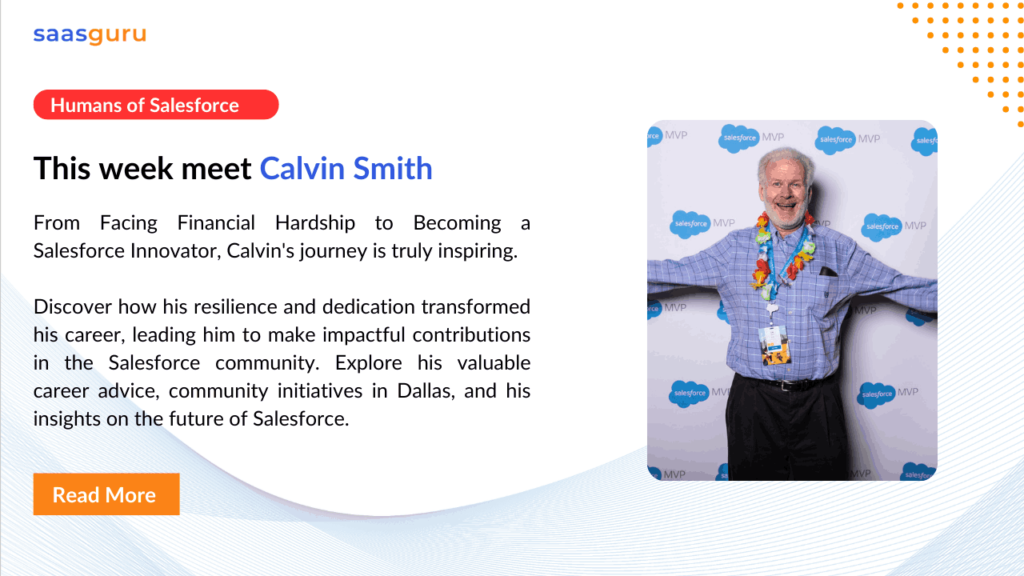 Humans of Salesforce - Calvin Smith