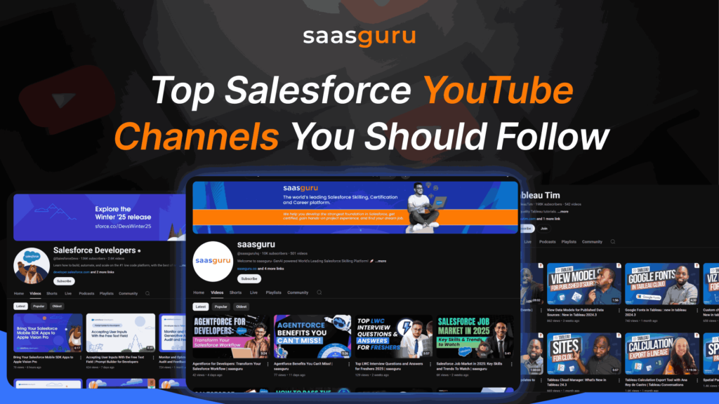 Top Salesforce YouTube Channels You Should Follow