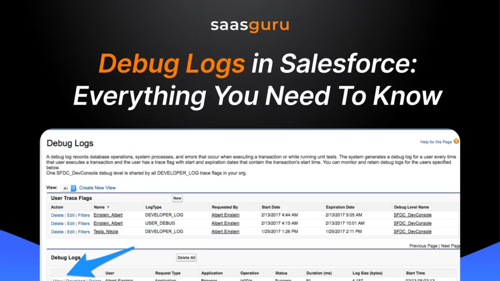 Debug Logs in Salesforce Everything You Need To Know
