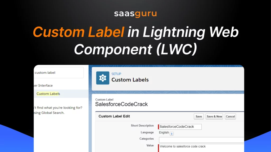 Custom Label in Lightning Web Component (LWC)