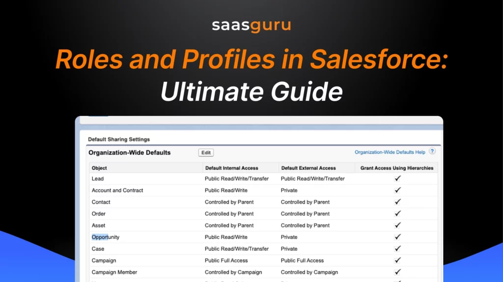 Roles and Profiles in Salesforce Ultimate Guide