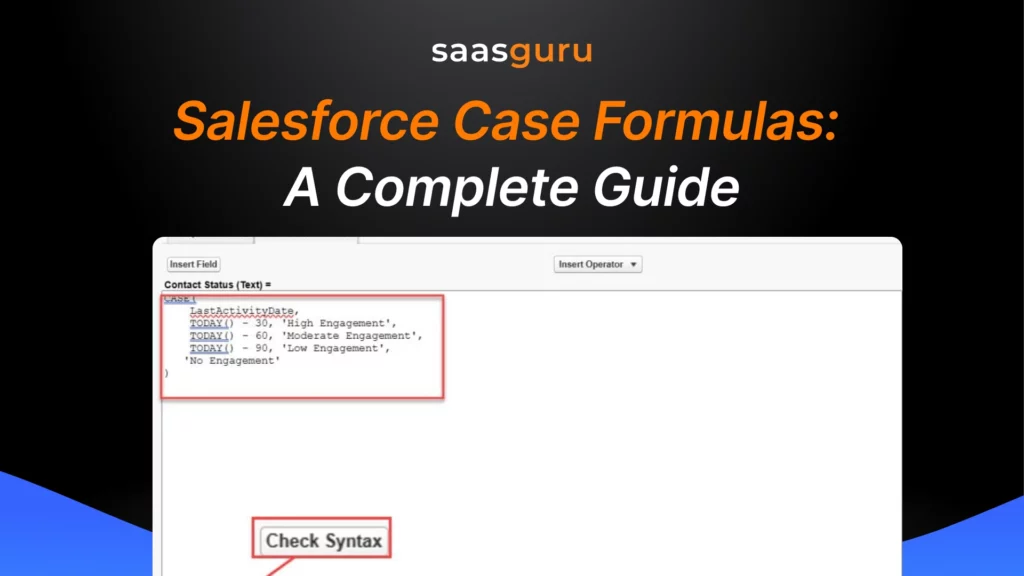 Salesforce Case Formulas A Complete Guide